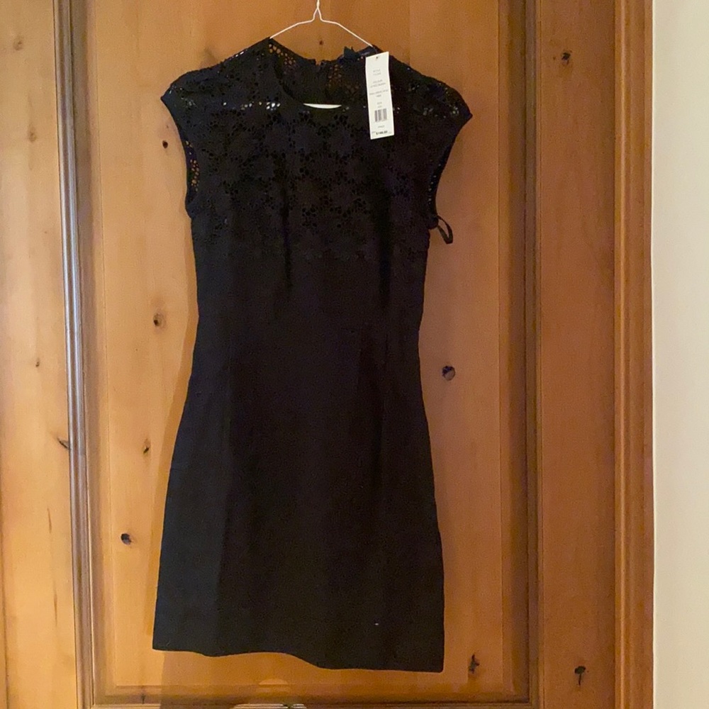 New Black Floral Spring Dress cap sleeve